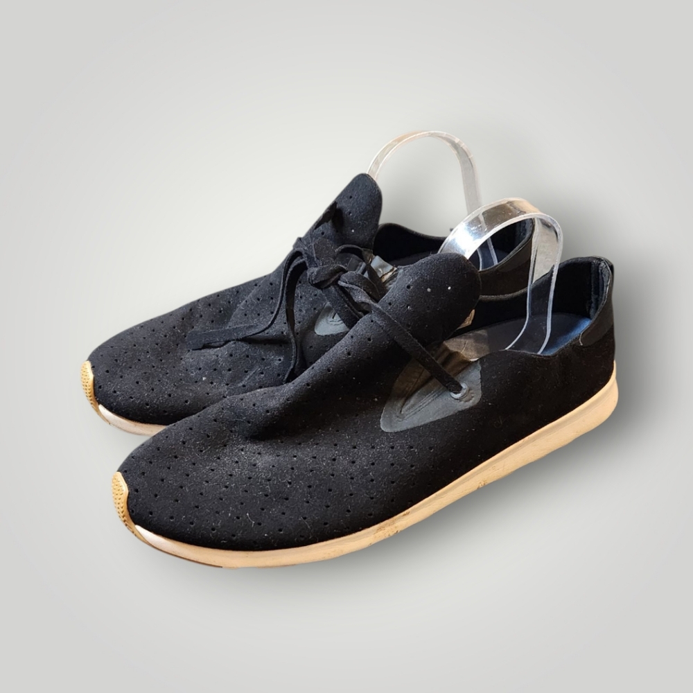 Native Apollo Slip On Moccasin Sneakers Mens Black Size 13